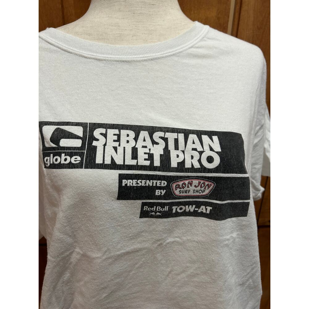 Vintage Y2K Mens Quicksilver Surf Tour Tshirt World Qualifier Graphic Tee Size L